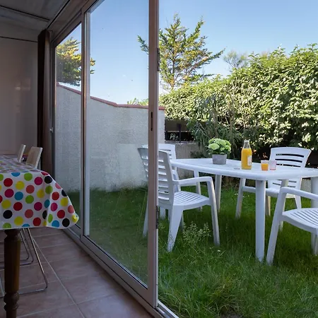 Mitoyenne Avec Jardin, Proche A Seignosse, Piscine, Parking Prive Et Wifi - Fr-1-239-421 سانيوس